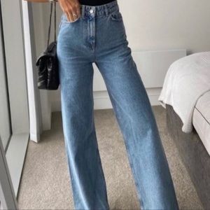 Zara wide leg jeans